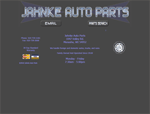 Tablet Screenshot of jahnkeautoparts.com